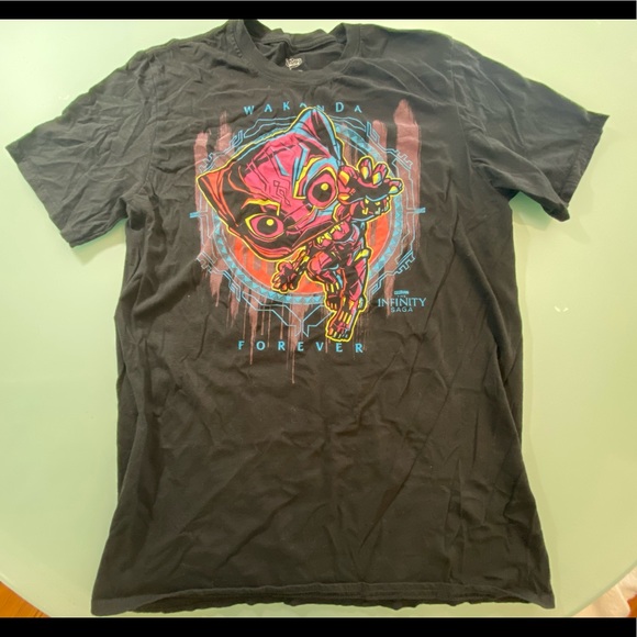 Marvel Other - POP! Tees Black Wakanda Black Panther Shirt